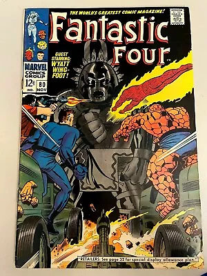 Buy Fantastic Four # 80 (1968) / Kirby Comic Book • 19.38£