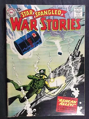 Buy Star Spangled War Stories #67 FN 6.5 Frog-man Cover Vintage DC Comics 1958 • 97.07£
