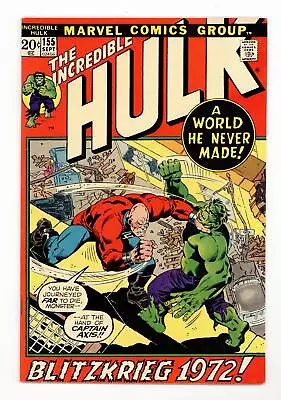 Buy Incredible Hulk #155 VG/FN 5.0 1972 Low Grade • 8.54£