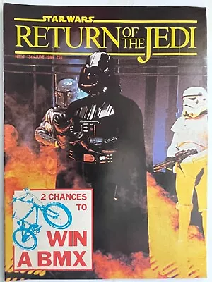 Buy Star Wars Weekly, Vintage Marvel UK Comic Return Of The Jedi No.52 • 1.95£
