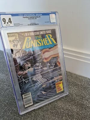 Buy The Punisher Limited Series #1 CGC 9.4 1986 • 150£