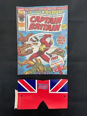 Buy Captain Britain # 1 With Mask. Marvel Comics UK. Oct. 1976.1st App. Cpt. Britain • 201£