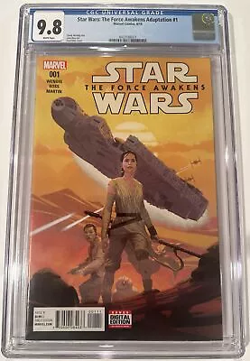 Buy Star Wars The Force Awakens Adaptation #1 CGC 9.8! 1st App Rey! Kylo Ren! • 100.95£