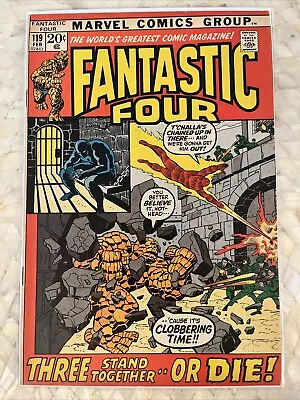 Buy FANTASTIC FOUR # 119  -BLACK PANTHER-THREE STAND TOGETHER OR DIE Marvel Comics • 11.64£