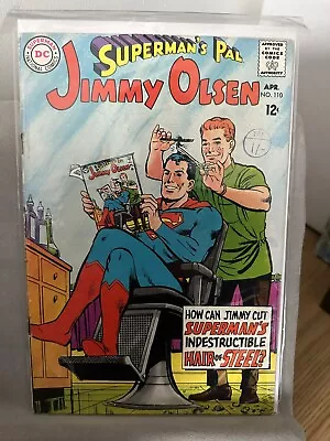 Buy Superman's Pal Jimmy Olsen #110 - 1969 - Vintage Bronze Age High Grade • 6£