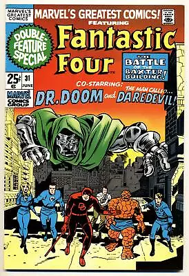 Buy MARVEL'S GREATEST COMICS #31 VF/NM, Giant, Fantastic Four, Marvel Comics 1971 • 46.60£