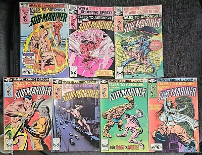 Buy Tales To Astonish Starring The Sub-Mariner Marvel Comics 1980 #6,7,8,9,10,11,14 • 25£