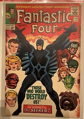 Buy SEE DESCRIPTION - Fantastic Four #46 (Marvel Comics, 1966) 1st Full Black Bolt • 77.66£