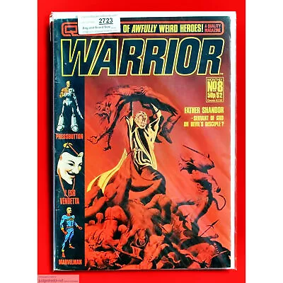 Buy Warrior # 8  1st Print V For Vendetta Alan Moore  Magazine Comic UK (Lot 2723 • 12.49£
