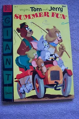 Buy TOM & JERRY SUMMER FUN DELL GIANT 2 July 1955 • 11.64£