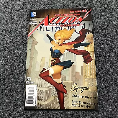 Buy Action Comics #32 Bombshell Variant DC New 52 2014 VF Comics Superman Supergirl • 4.26£