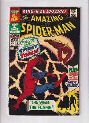 Buy Amazing Spider-Man (1963) ANNUAL #   4 (6.0-FN) (226028) Human Torch 1967 • 54£