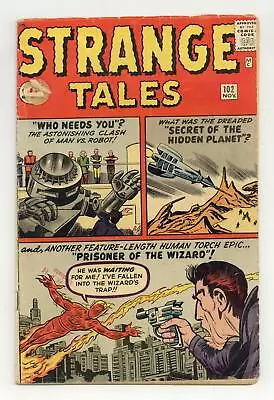 Buy Strange Tales #102 GD/VG 3.0 1962 • 62.13£
