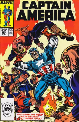 Buy Captain America (1968) # 335 (8.0-VF) 1987 • 9£