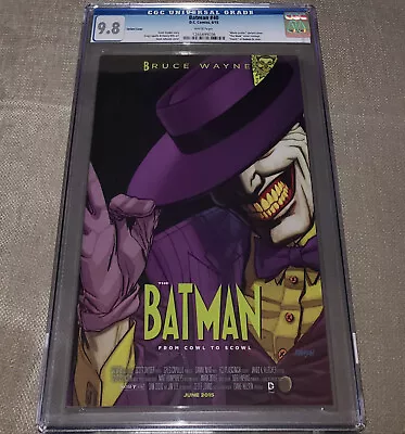Buy New 52 Batman #40 Joker Mask Variant 🃏 CGC 9.8 • 50.48£