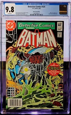 Buy DETECTIVE COMICS #525 BATMAN KILLER CROC WHITE PAGES CGC 9.8 Newsstand • 124.25£