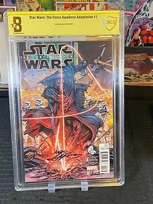 Buy STAR WARS: THE FORCE AWAKENS ADAPTATION #1 Neal Adams Verified Signature CBCS • 90.38£