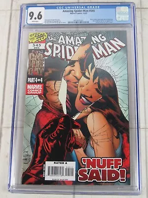 Buy The Amazing Spider-Man #545 CGC 9.6 WP Dec. 2007 Marvel Comics 4454041001 • 51.64£