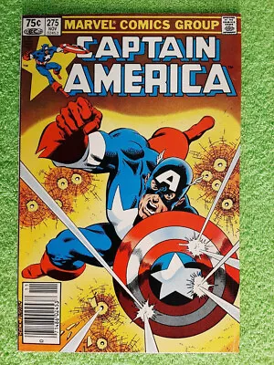 Buy CAPTAIN AMERICA #275 VF Newsstand Canadian Price Variant Key 1st Zemo : RD5413 • 8.93£