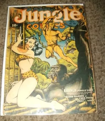 Buy Rare Jungle Comics 46 - Golden Age 1943 - Ka'anga - Camilla - Tabu - Good 2.0 • 54.35£