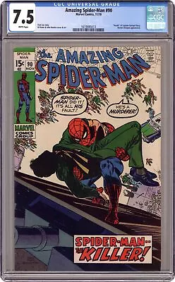 Buy Amazing Spider-Man #90 CGC 7.5 1970 1619085013 • 159.20£