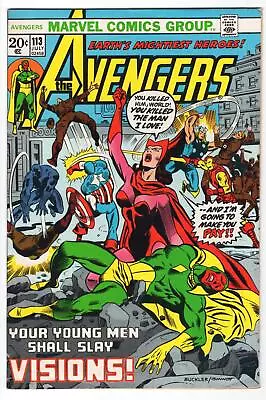 Buy Avengers #113 (1963) 2nd App Mantis Steve Englehart 1973 Bronze Age Marvel • 10.09£