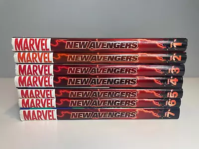 Buy New Avengers Deluxe HC Complete Set 1 2 3 4 5 6 7(2007) Marvel Bendis 1st Print • 154.82£