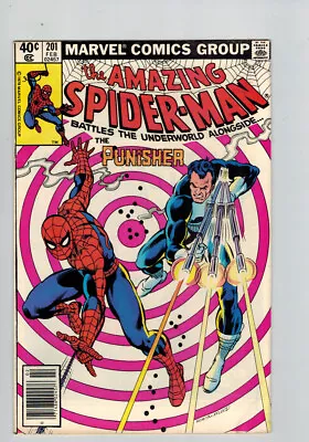 Buy Amazing Spider-Man (1963) # 201 Newsstand (5.0-VGF) (480172) Punisher 1980 • 27£