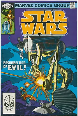 Buy Star Wars #51 Marvel Comics 1981 VF- • 13.97£