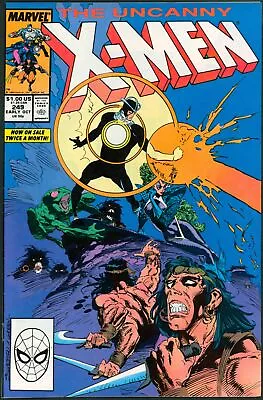 Buy Uncanny X-Men 249 NM 9.4 Marvel 1989 • 10.83£