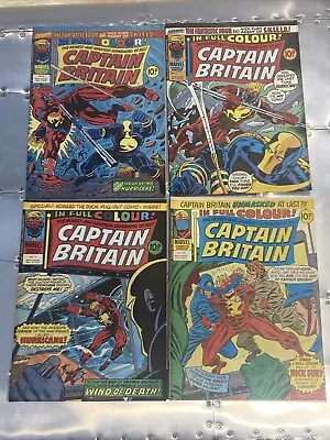 Buy CAPTAIN BRITAIN HIGH GRADE LOT (1976) #4, #5, #7, #15 (x2), #16 (x2), #21 - #23 • 10.50£