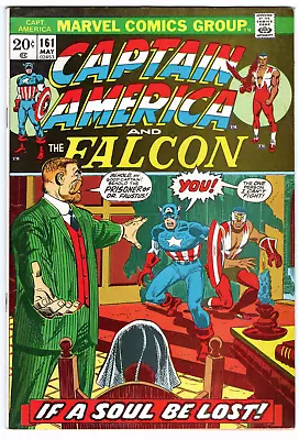 Buy Captain America And Falcon #161 May 1973 Marvel Comics Very Fine • 13.94£