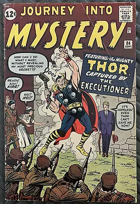 Buy Journey Into Mystery #84 1962 1st Jane Foster & 2nd Thor Appearance Key  5.5 FN- • 1,650£