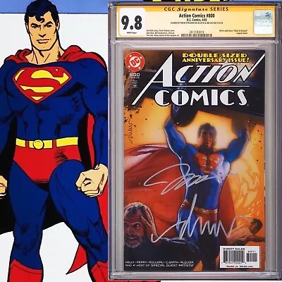 Buy CGC 9.8 SS Action Comics #800 Signed By Drew Struzan & Jim Lee Superman 2003 • 679.53£