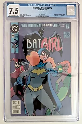 Buy Batman Adventures #12 | CGC 7.5 | 1st Appearance Of Harley Quinn DC Comics 1993 • 349.99£