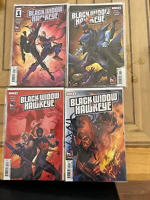 Buy Black Widow And Hawkeye #1-4 (2024) Main Covers Marvel • 14£