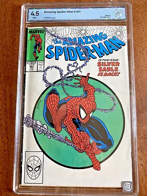 Buy AMAZING SPIDER-MAN #301 CGC 4.5 - Todd McFarlane - 1988 - White Pages • 75.87£