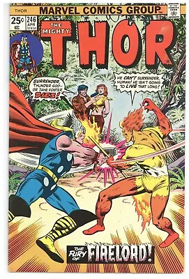 Buy Thor   # 246   NEAR MINT-   April  1976   Firelord App.   Buckler, Sinnott, Wein • 27.18£