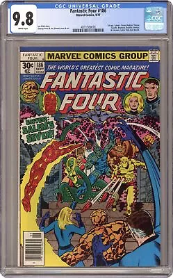 Buy Fantastic Four #186 CGC 9.8 1977 4011509016 • 1,026.96£