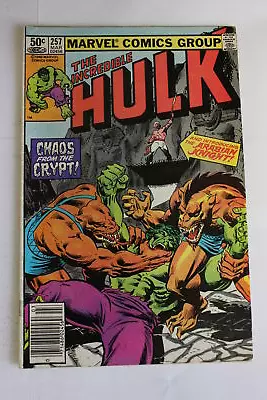 Buy The Incredible Hulk #257 (1981) Hulk VGFN • 3.88£