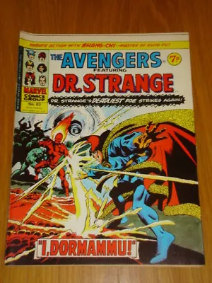 Buy Avengers #63 British Weekly 1974 November 30 Marvel Dr Strange • 4.99£