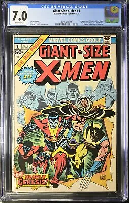 Buy Giant-Size X-Men #1 - Marvel Comics 1975 CGC 7.0 1st App Of The New X-Men • 1,863.08£