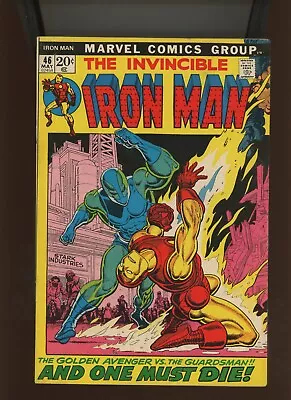Buy (1972) Iron Man #46: BRONZE AGE! KEY ISSUE! DEATH OF THE GUARDSMAN! (6.0) • 7.61£