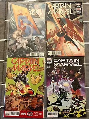 Buy Captain Marvel (various Volumes) #0, 4, 8 (Flerkins) & 35 - 4x Marvel Comics • 4.99£