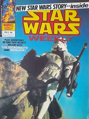 Buy STAR WARS WEEKLY No. 57 Mar. 28th 1979 Vintage UK Marvel Comic Mag V.G CONDITION • 14.99£