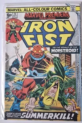 Buy Marvel Premiere #24 - Sept 1975 - Monstroid -iron Fist (8.0)  Grade 8.0 • 9.95£