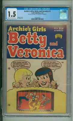 Buy Archie's Girls, Betty And Veronica #1  1.5 CGC  Incomplete Piece Out Of Page 1 & • 232.97£
