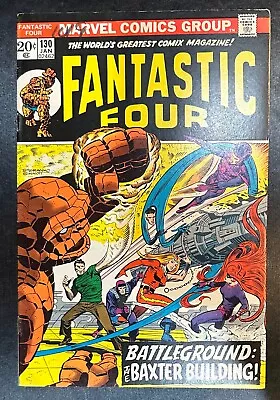 Buy (1973) FANTASTIC FOUR #130 STERANKO Cover! • 20.18£