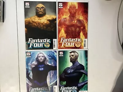 Buy Fantastic Four 1 Stanley Artgerm Lau Variant Covers Set Of 4 NM/NM- • 11.65£