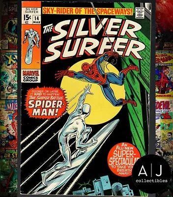 Buy Silver Surfer #14 VF+ 8.5 (Marvel) 1970 • 209.65£